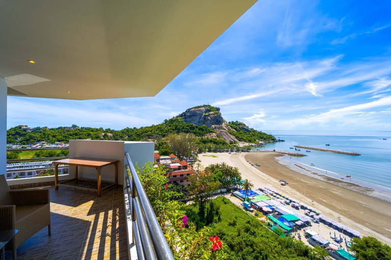 View from room 5, Beachfront 2 bed Condo with Seaview BW2, Hua Hin