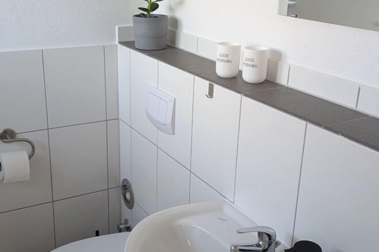 Bathroom, Q Apartment No. 1 in BS Life close to the city, Braunschweig