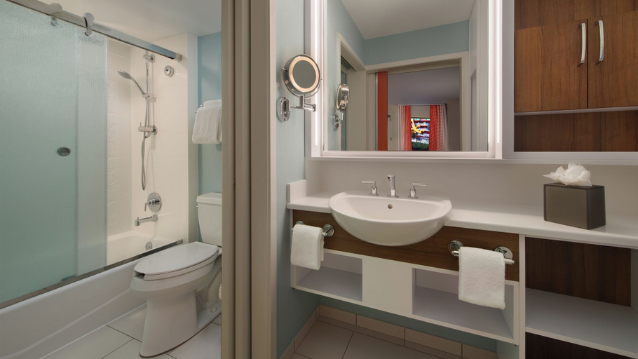 Bathroom 4, Disney's Pop Century Resort, Orange