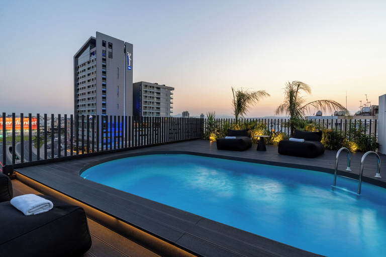 Pool 3, The Penthouse - 3BR Seaview in Larnaca, Larnaca