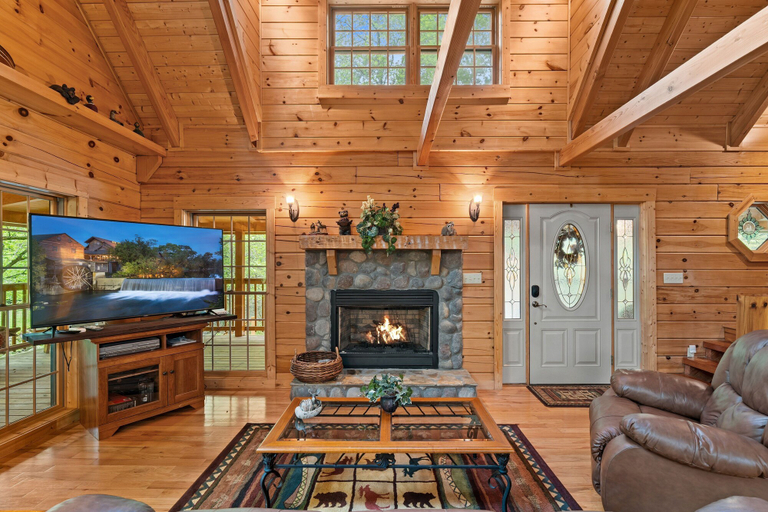 Living area 2, Elk Rapids On Cosby Creek 3 Bedroom Cabin, Cocke