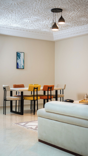 Living area 4, Appart Hotel Golden Sky Home, Béni Mellal
