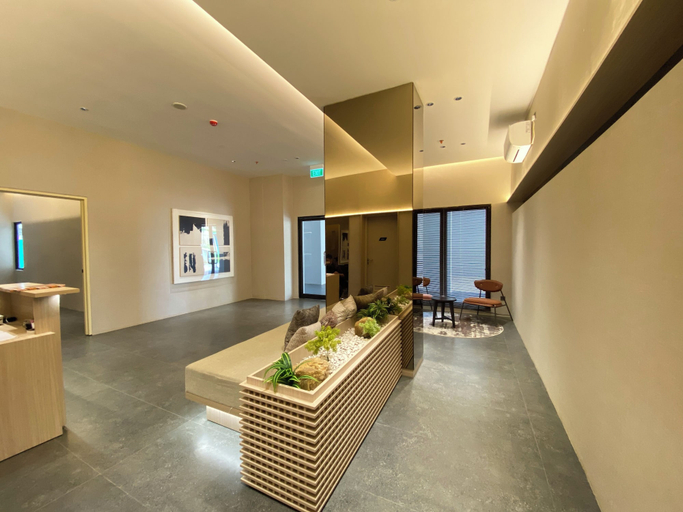 Exterior 2, Modern Minimalist With Wooden Touch Studio At Apartment Meikarta, Cikarang