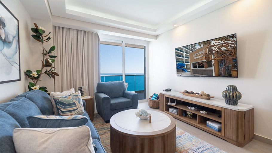 Living area 2, Modern Luxury, Beachfront, Ocean Views C1803 Encantame, Puerto Peñasco