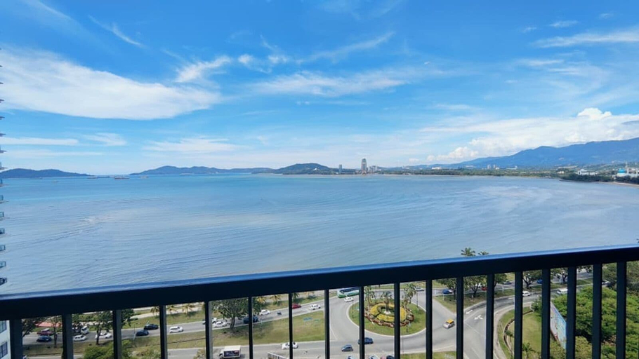 Balcony view 4, Bay Win La.mer Butik, Kota Kinabalu