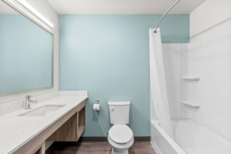 Bathroom 5, Woodspring Suites Tucson Medical Center, Pima