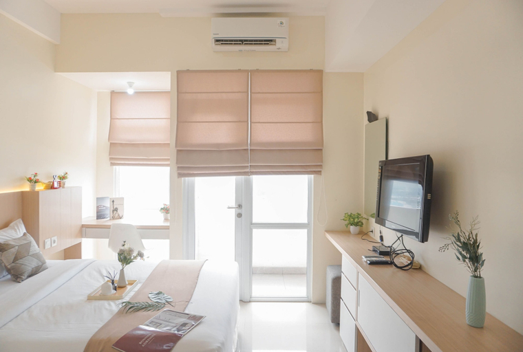 Bedroom, Well Furnished Studio Apartment At Vasanta Innopark, Cikarang
