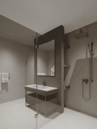 Bathroom 4, Yevlakh City Hotel, Yevlax City