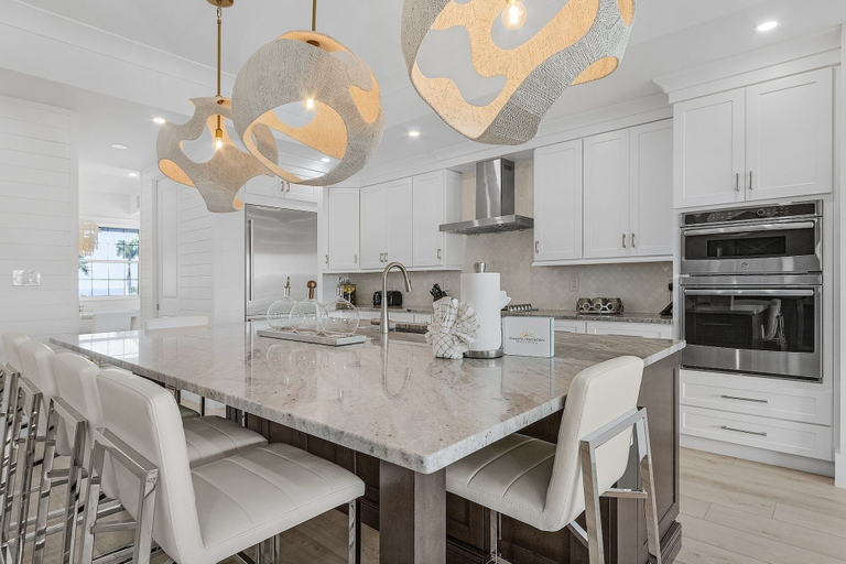 Private kitchen 3, 673 White Sands Retreat: Bay Views, Pool, Elevator 5 Bedroom Home, Lee