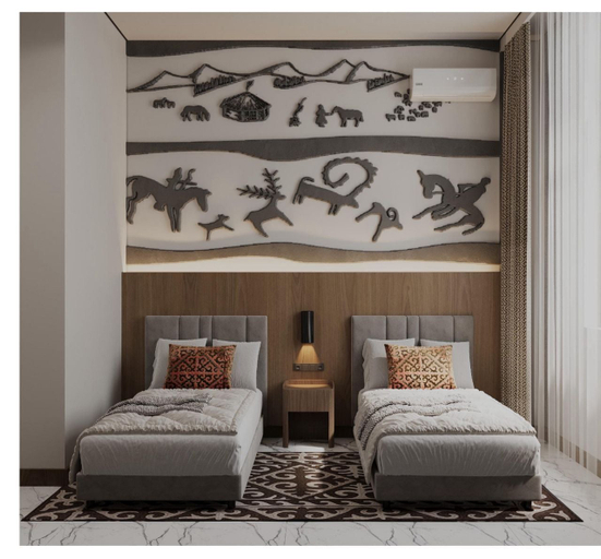 Room 2, Vell7 Hotel, Djety-Oguz