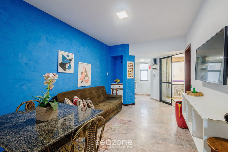 Living area 2, Fully Equipped Apartments Just Steps From Barra Beach and Barra Lighthouse - Csfs, Salvador