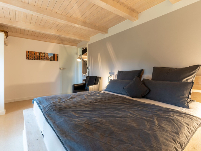 Room 2, Reetgedecktes Ferienhaus in Westerhever mit Sauna, Nordfriesland