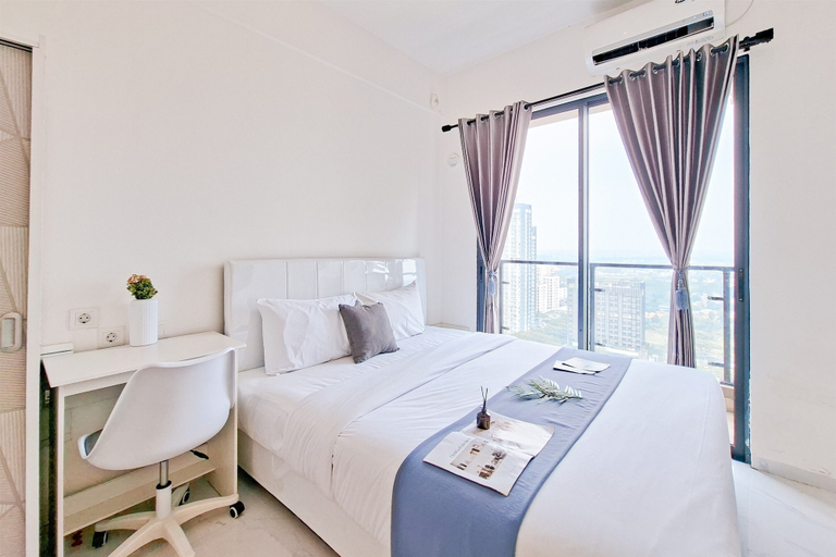 Bedroom 2, Studio Apartment Near Aeon Mall At Sky House Bsd, Tangerang Selatan