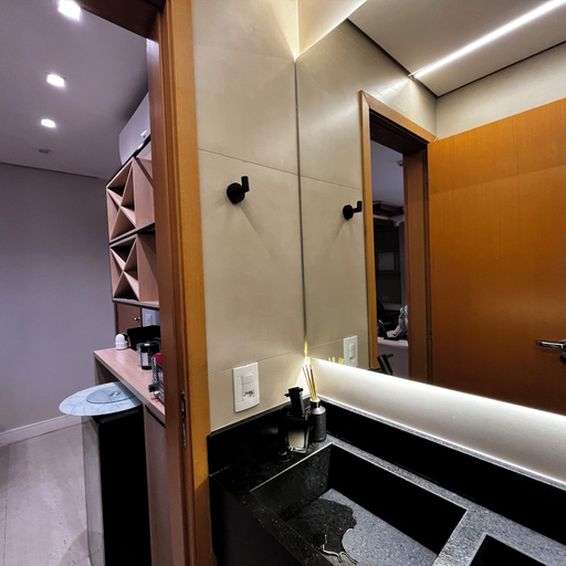 Bathroom 3, Refúgio Exclusivo Duplex com Ofurô, Brasília