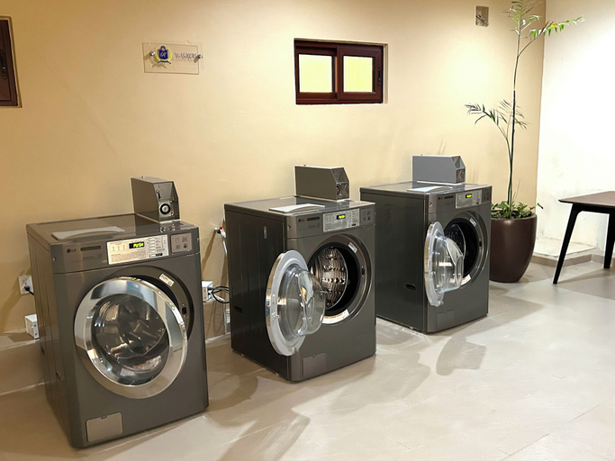 Laundry room 3, Fully remodeled two-bedroom ocean view condo at ELFARO by DPM, Cozumel