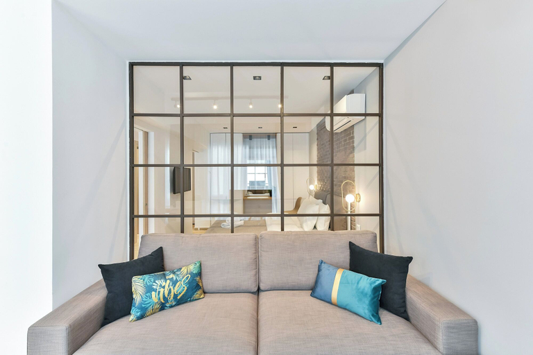 Living area 2, Porto Sea View Apartments, Central Macedonia