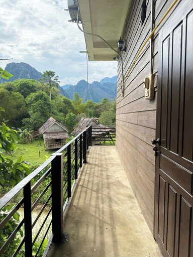 Terrace/patio, Ban Laos Guesthouse, Vangvieng