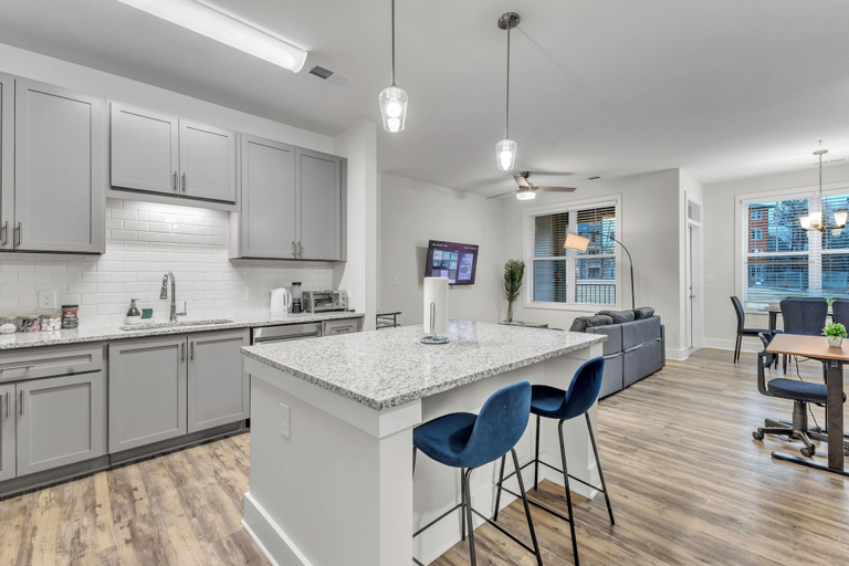Private kitchen 4, Luxe 3BR Suite Mins to Downtown Durham, Durham