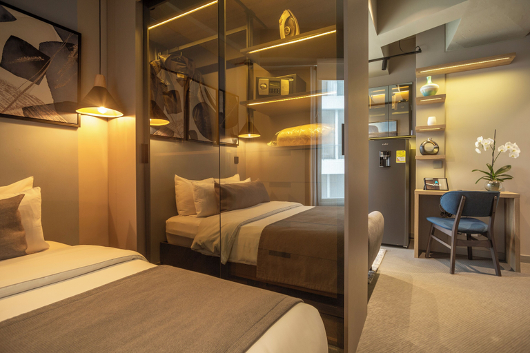 Bedroom 3, Unique Mine Luxury Lofts by Jalo, Santafé de Bogotá