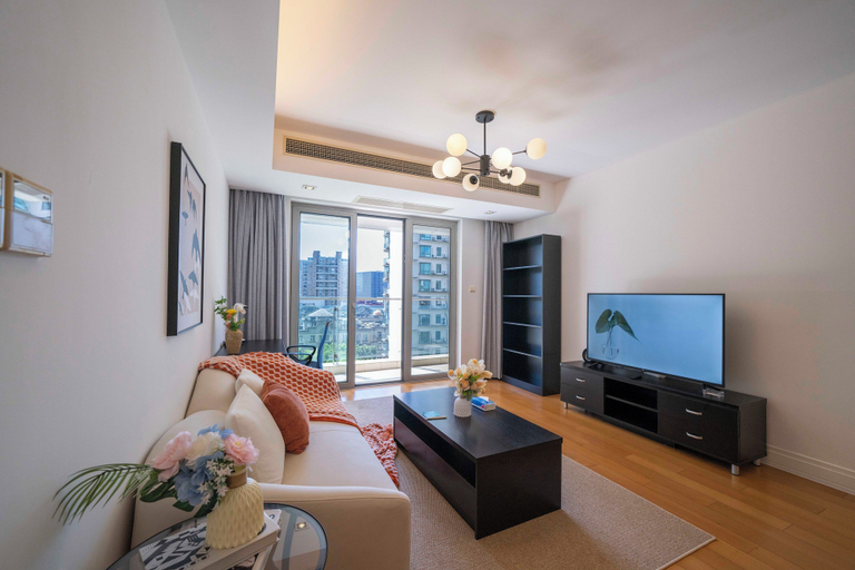 Living room 3, Tyms Enticing 1BR 1BA Apt Yongxin, Shanghai