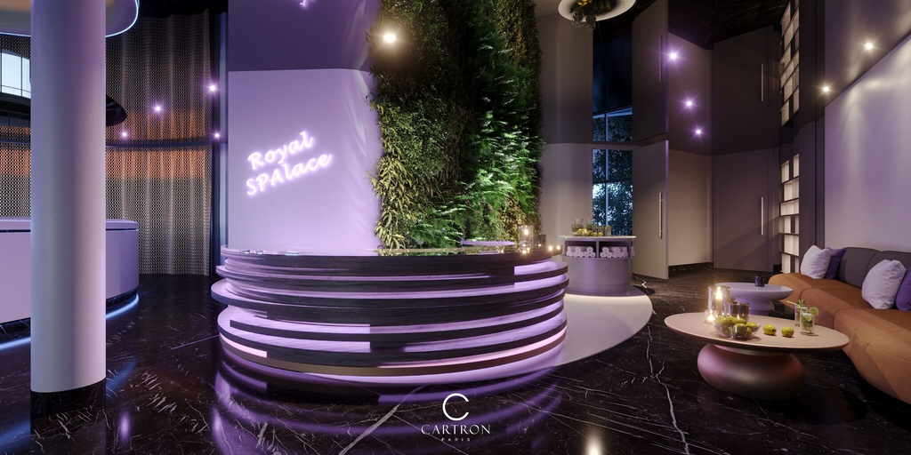 Spa reception, Royal Palace Hotel & Spa, Bas-Rhin