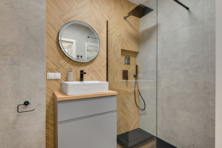 Bathroom 3, Seaside Latarników by Downtown Apartments, Gdańsk City