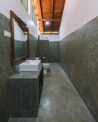 Bathroom 3, Jungle Paradise Hotel, Sevanagala