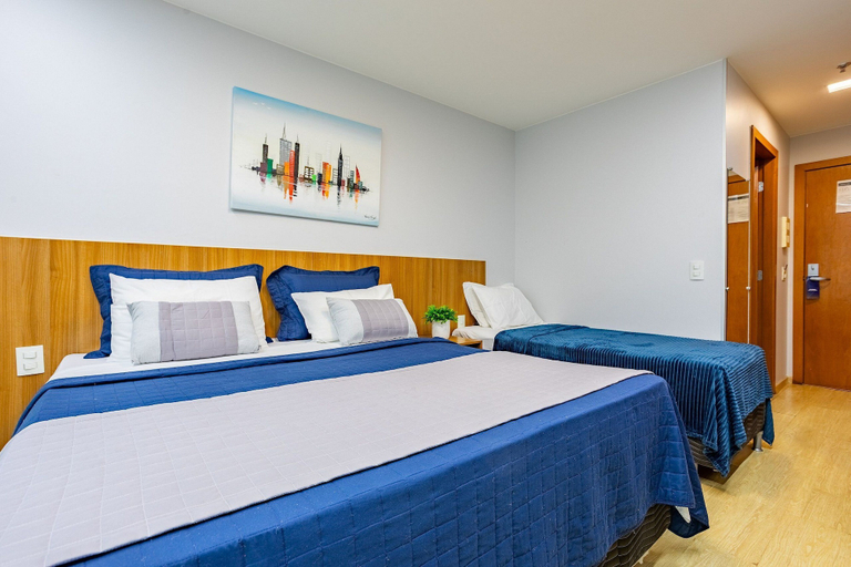 Bedroom 3, Apartamento no hotel Comfort, Brasília