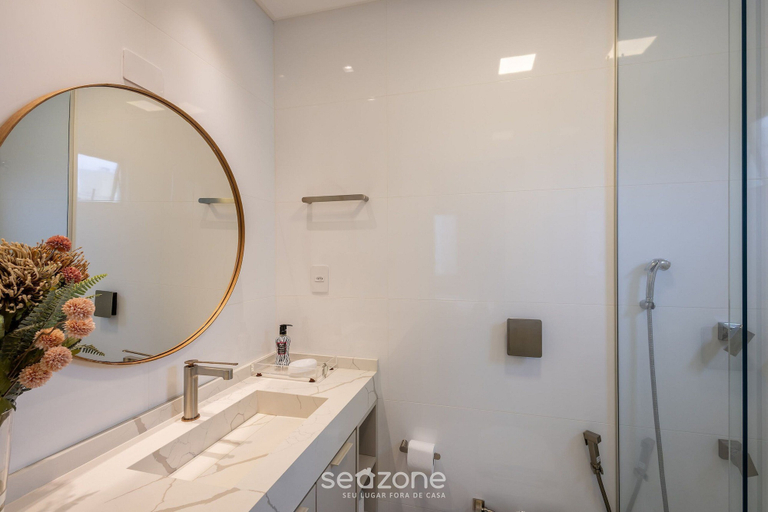 Bathroom 5, 3br Apt Sea View BBQ Garage - BC Vld1002, Balneário Arroio do Silva