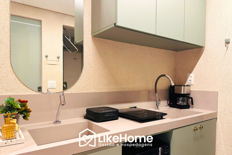 Private kitchen 4, Setai Aquamaris - LikeHome Hospedagens, João Pessoa