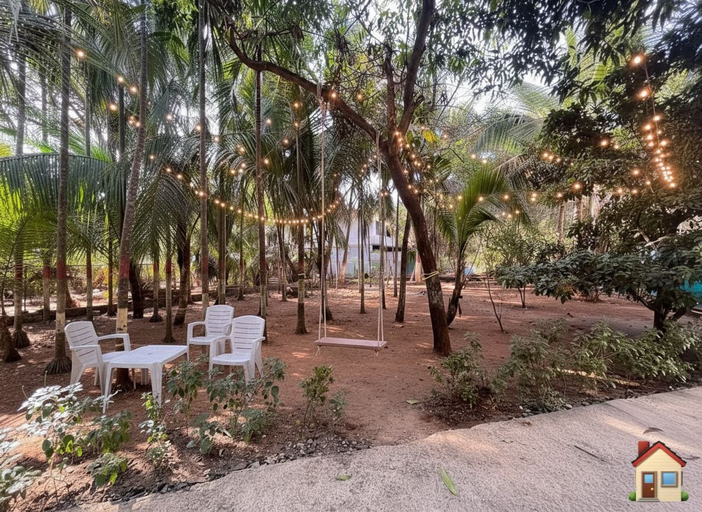 Garden view, Saaj Villa, Raigarh