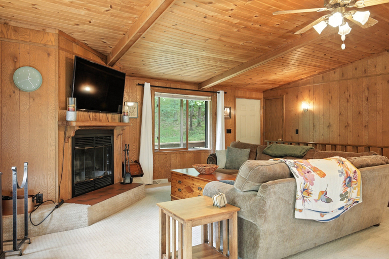Living area 5, The Treehouse Lakes & Trails Cabin 3 Bedroom Cabin, Vilas