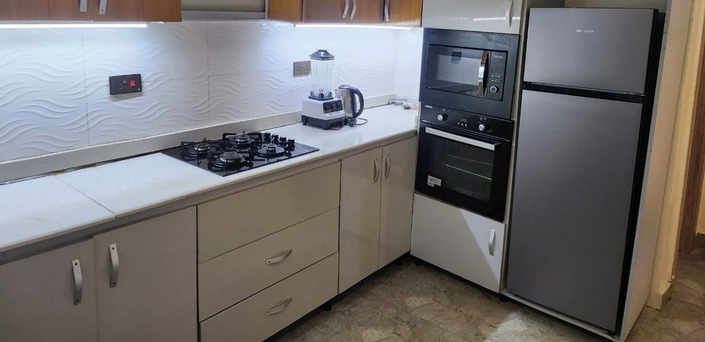 Private kitchen, Charming 2- Bedroom Duplex, Eti-Osa