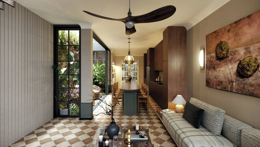 Living area 2, A Stay In Bàu Vá, Huế