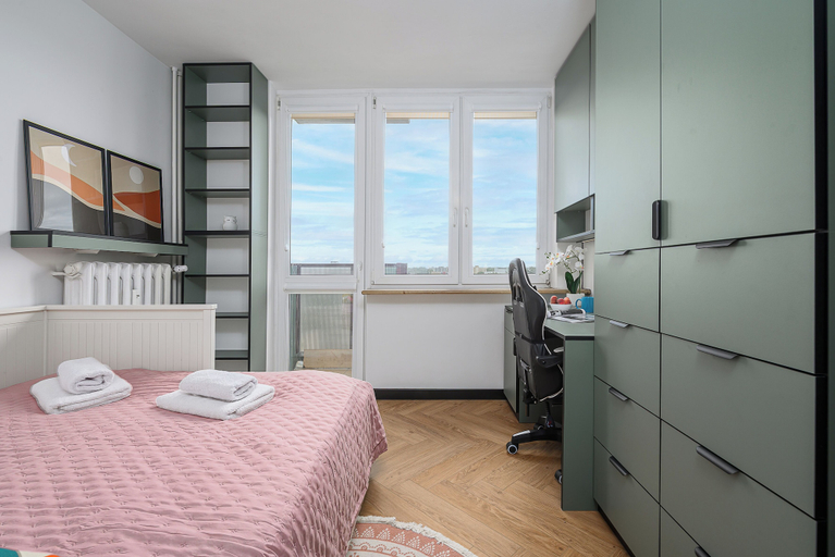 Room 3, P&O Apartments Piwarskiego, Warsaw