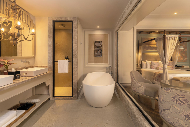 Bathroom 4, The Evren, Vagator - SLH | A Small Luxury Hotel, North Goa