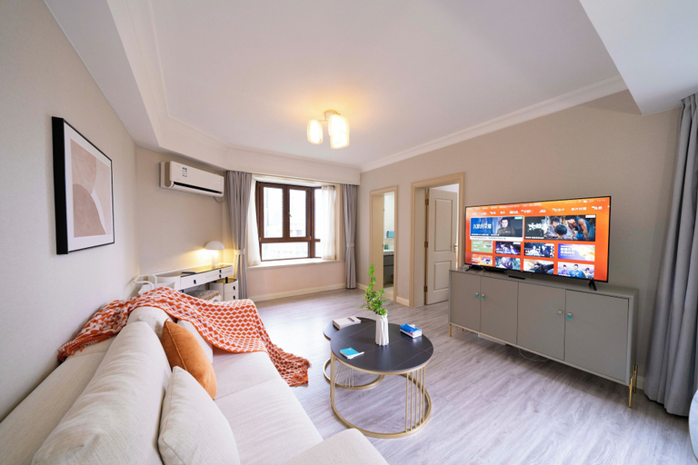 Living room 5, Tyms Modern 1BR APT Garden, Shanghai