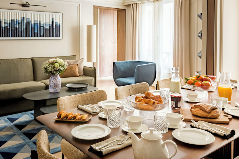 Breakfast meal, Merveil Signature Suite - Bateliere, Paris