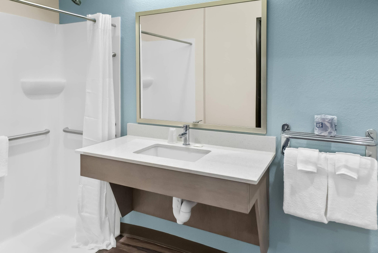 Bathroom 5, Woodspring Suites Greenville Airport, Greenville