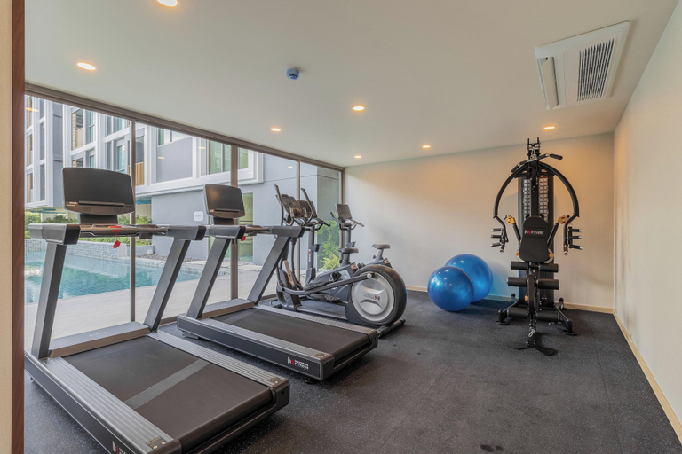 Gym, Prime Location 1BR Near Beach Club C240, Pulau Phuket