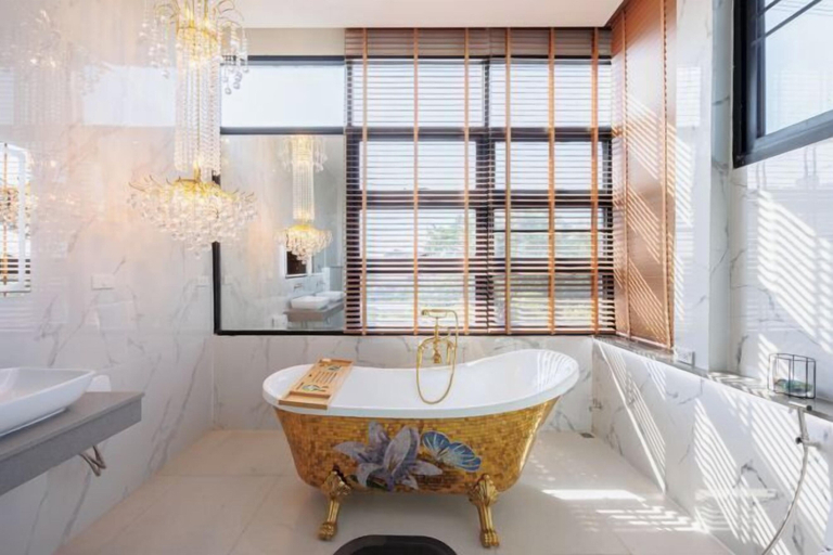 Bathroom 4, Luxury five-room pool villa, Bang Su
