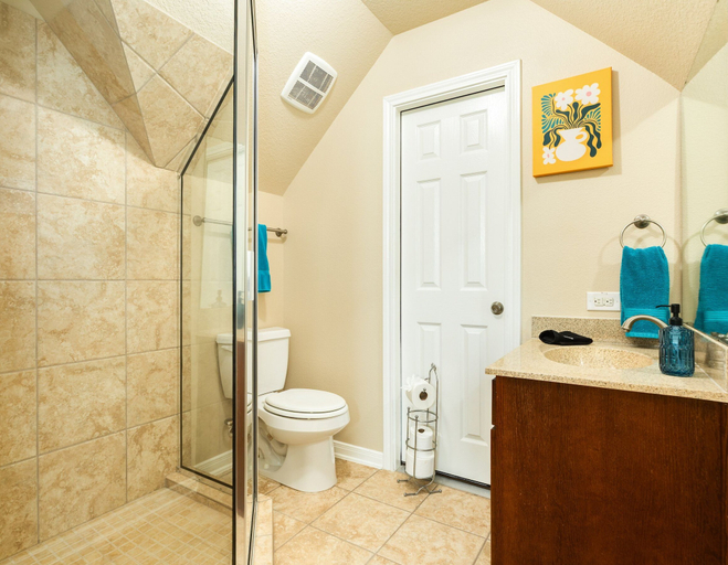 Bathroom, Twin Palms Paradise, Galveston