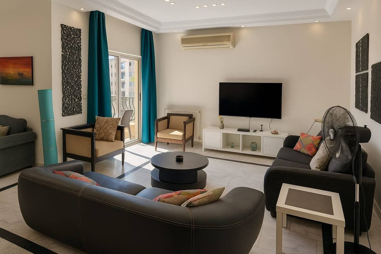 Living area 3, Central Family Apartment, Salt