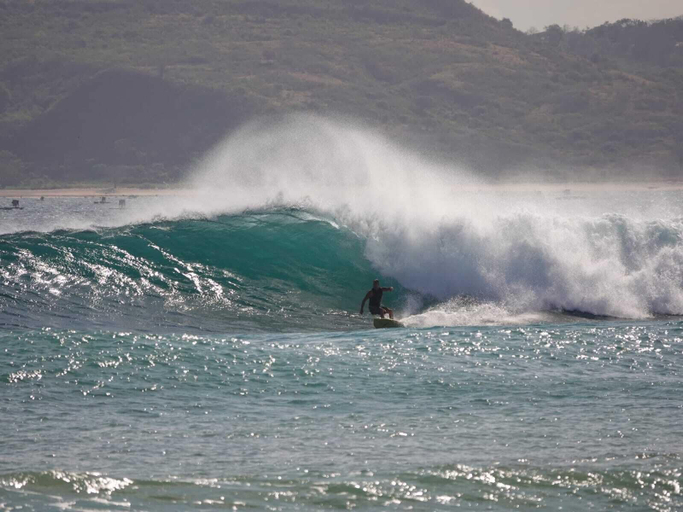 Surfing/boogie boarding 2, Satu Hati Hotel and Restaurant, Lombok