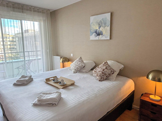 Bedroom 4, Les Boréales – Appart’hotel & Restaurant, Seine-Maritime
