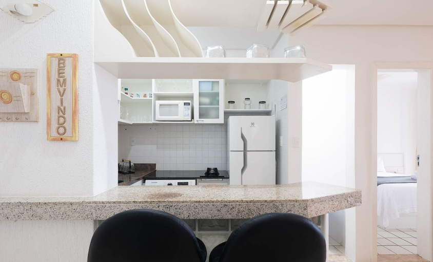 Private kitchen, Apt With Balcony in a Condo With Pool Aci0320, Salvador