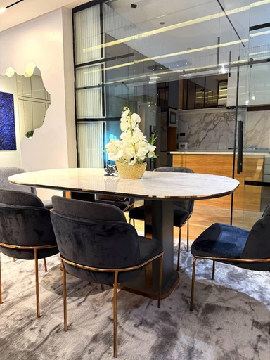 In-room dining, Tour addicted luxury villa, Eti-Osa