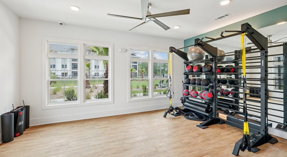 Fitness facility 3, Landing Apartments - Waterway Hills, Horry