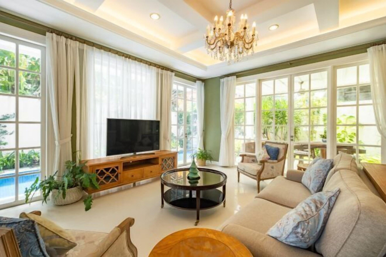 Living area, Viki Nest by SooBali 4BR, Badung