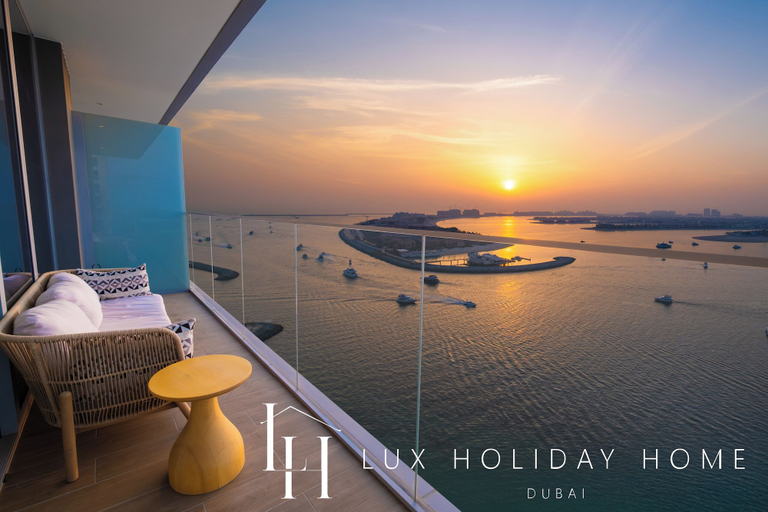 Balcony view, LUX The Atlantis View Luxury Beach Suite, Dubai